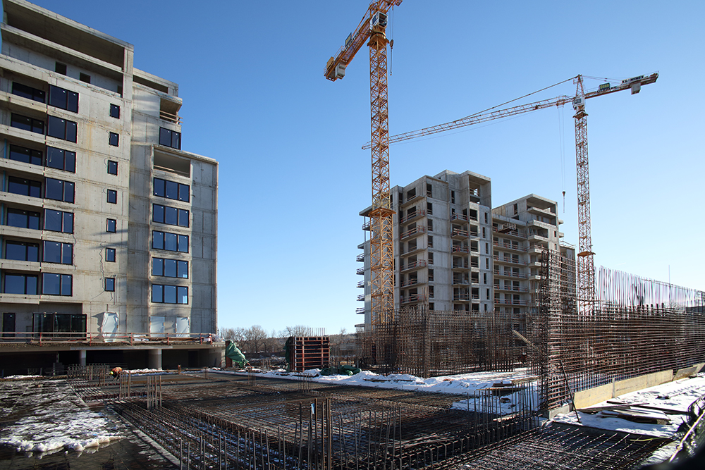 Postup výstavby zima 2015